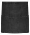 BR505 Brand Lab Denim Waist Pocket Apron GREY DENIM colour image
